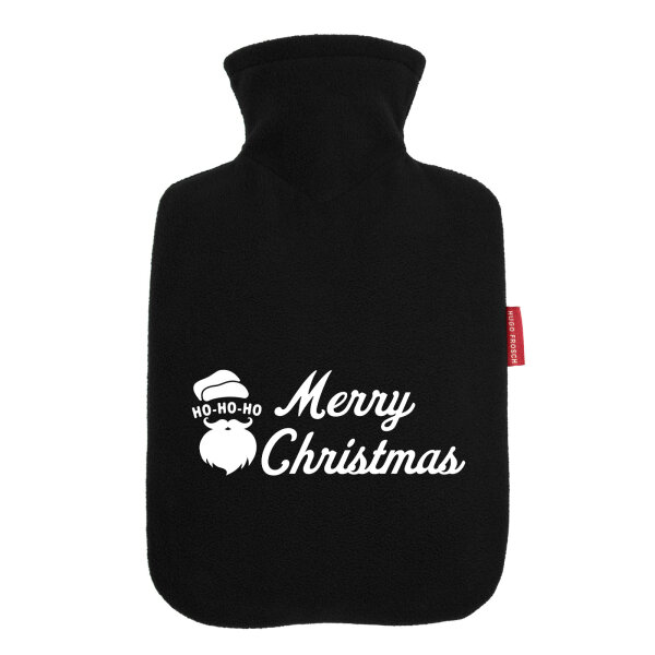Wärmflasche Ho Ho Ho Santa Merry Christmas
