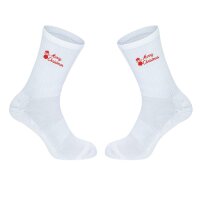 Unisex Socken Ho Ho Ho Santa Merry Christmas Baumwolle