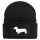 Beanie Dackel Silhouette Black Mütze