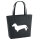 Filzshopper Dackel Silhouette 22 Liter Filztasche