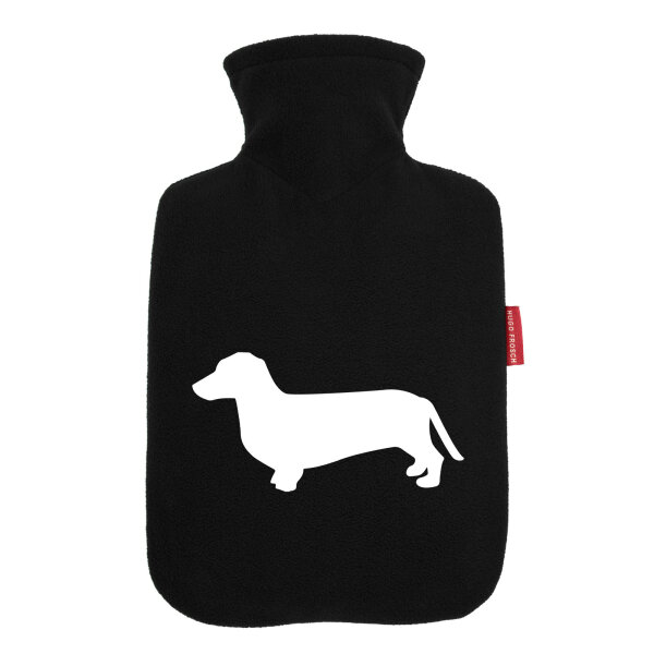 Wärmflasche Dackel Silhouette