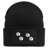 Beanie Fußtapsen Tapsen Black Mütze