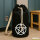 Seesack Pentagramm Drudenfuß 20 Liter Rucksack Black