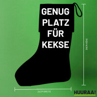 Weihnachtsstrumpf K-Pop Fingerherz Zeichen Beige