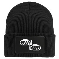 Beanie Fische Sternzeichen Symbol Black Mütze