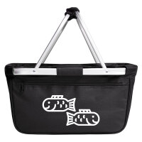 Einkaufskorb faltbar Fische Sternzeichen Symbol 20 Liter...