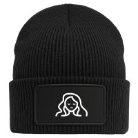Beanie Jungfrau Sternzeichen Symbol Black Mütze