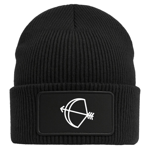 Beanie Schütze Sternzeichen Symbol Black Mütze