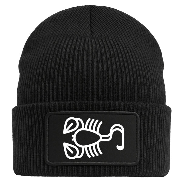 Beanie Skorpion Sternzeichen Symbol Black Mütze