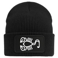 Beanie Skorpion Sternzeichen Symbol Black Mütze