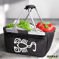 Einkaufskorb faltbar Skorpion Sternzeichen Symbol 20...