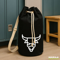 Seesack Stier Sternzeichen Symbol 20 Liter Rucksack Black