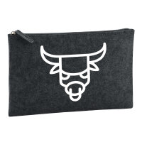 Kulturbeutel Stier Sternzeichen Symbol 1 Liter Filz...