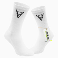 Socken Stier Sternzeichen Symbol Größe 37/46 White Motiv Tennissocken