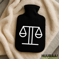 Wärmflasche Waage Sternzeichen Symbol