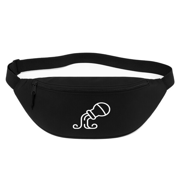 Bauchtasche Wassermann Sternzeichen Symbol 2,5 Liter Black Crossbody Bag