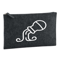 Kulturbeutel Wassermann Sternzeichen Symbol 1 Liter Filz...