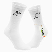 Socken Wassermann Sternzeichen Symbol Größe 37/46 White Motiv Tennissocken