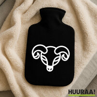 Wärmflasche Widder Sternzeichen Symbol