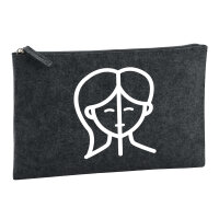 Kulturbeutel Zwillinge Sternzeichen Symbol 1 Liter Filz...