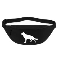 Bauchtasche Deutscher Schäferhund Silhouette 2,5...