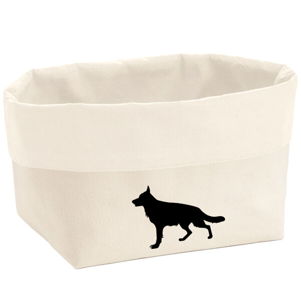 Organizer Deutscher Schäferhund Silhouette Aufbewahrungskorb