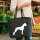 Filzshopper Deutscher Boxer Silhouette 22 Liter Filztasche