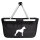 Einkaufskorb faltbar Deutscher Boxer Silhouette 20 Liter Tragekorb Black
