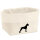 Organizer Deutscher Boxer Silhouette Aufbewahrungskorb