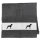 Handtuch Deutscher Boxer Silhouette 50x100cm
