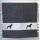 Handtuch Deutscher Boxer Silhouette 50x100cm