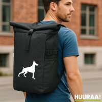 Kurierrucksack Dobermann Silhouette 30-44 Liter Black...