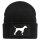Beanie English Pointer Silhouette Black Mütze