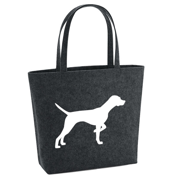 Filzshopper English Pointer Silhouette 22 Liter Filztasche