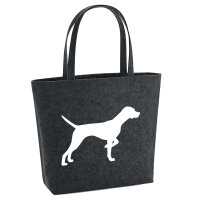 Filzshopper English Pointer Silhouette 22 Liter Filztasche