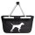 Einkaufskorb faltbar English Pointer Silhouette 20 Liter Tragekorb Black