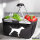 Einkaufskorb faltbar English Pointer Silhouette 20 Liter Tragekorb Black