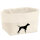 Organizer English Pointer Silhouette Aufbewahrungskorb
