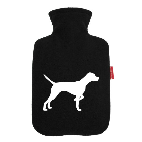 Wärmflasche English Pointer Silhouette