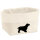 Organizer English Cocker Spaniel Silhouette Aufbewahrungskorb