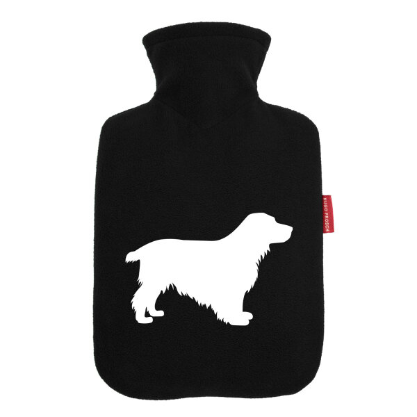 Wärmflasche English Cocker Spaniel Silhouette