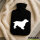 Wärmflasche English Cocker Spaniel Silhouette