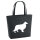 Filzshopper Collie Sheltie Silhouette 22 Liter Filztasche
