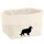 Organizer Collie Sheltie Silhouette Aufbewahrungskorb