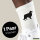 Socken Collie Sheltie Silhouette Größe 37/46 White Motiv Tennissocken