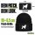 Beanie mit Patch Pudel Silhouette Black