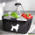 Einkaufskorb faltbar Pudel Silhouette 20 Liter Tragekorb Black