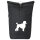 Kurierrucksack Pudel Silhouette 30-44 Liter Black Melange