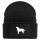 Beanie Labrador Retriever Silhouette Black Mütze