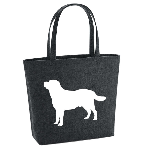 Filzshopper Labrador Retriever Silhouette 22 Liter Filztasche